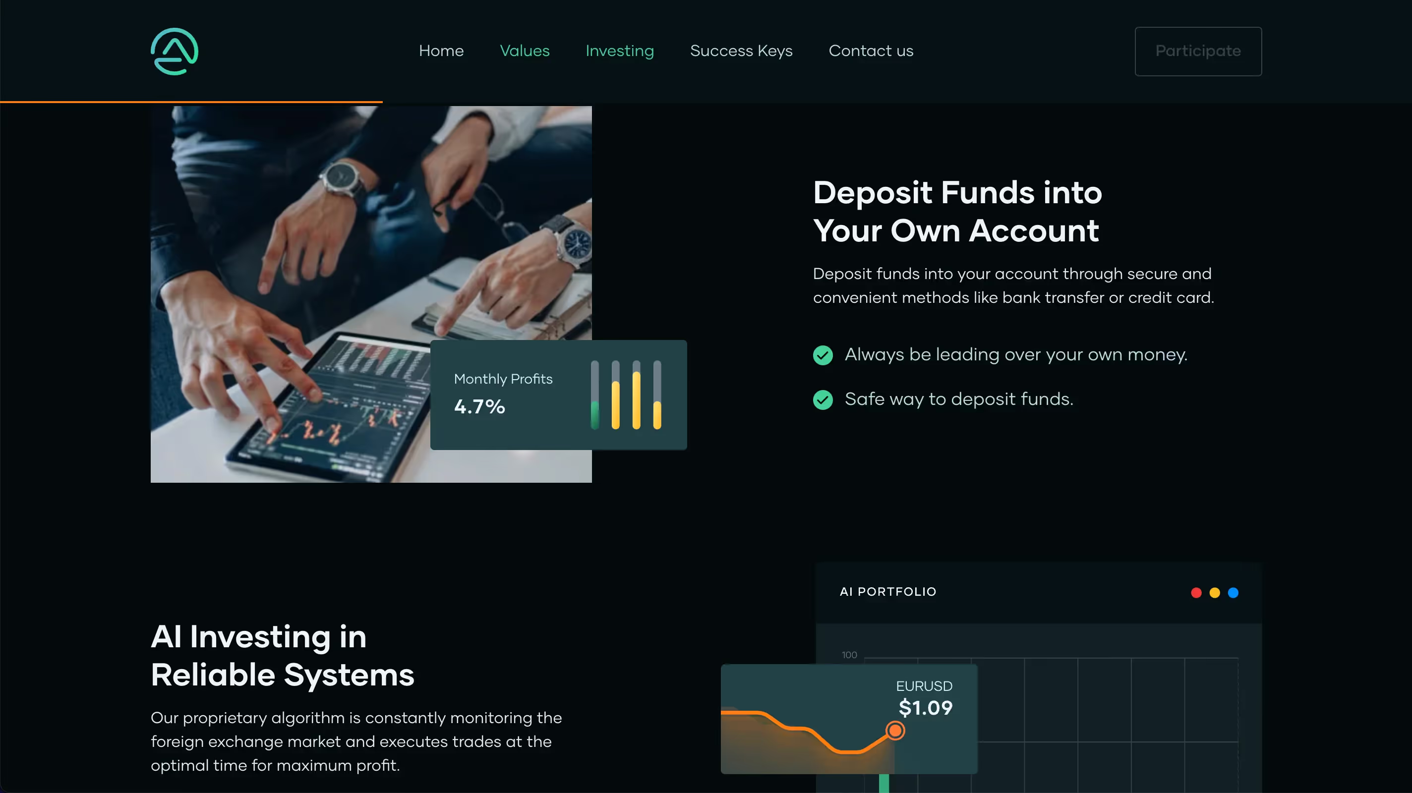 Artificial Trading Intelligence project screenshot 2