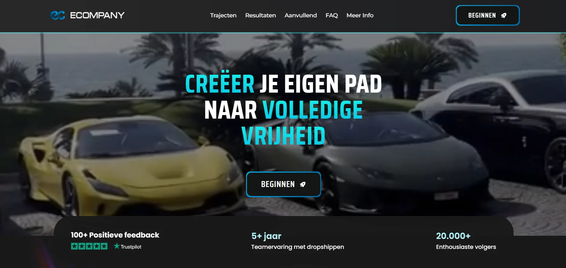 Ecompany website by Weblyfe