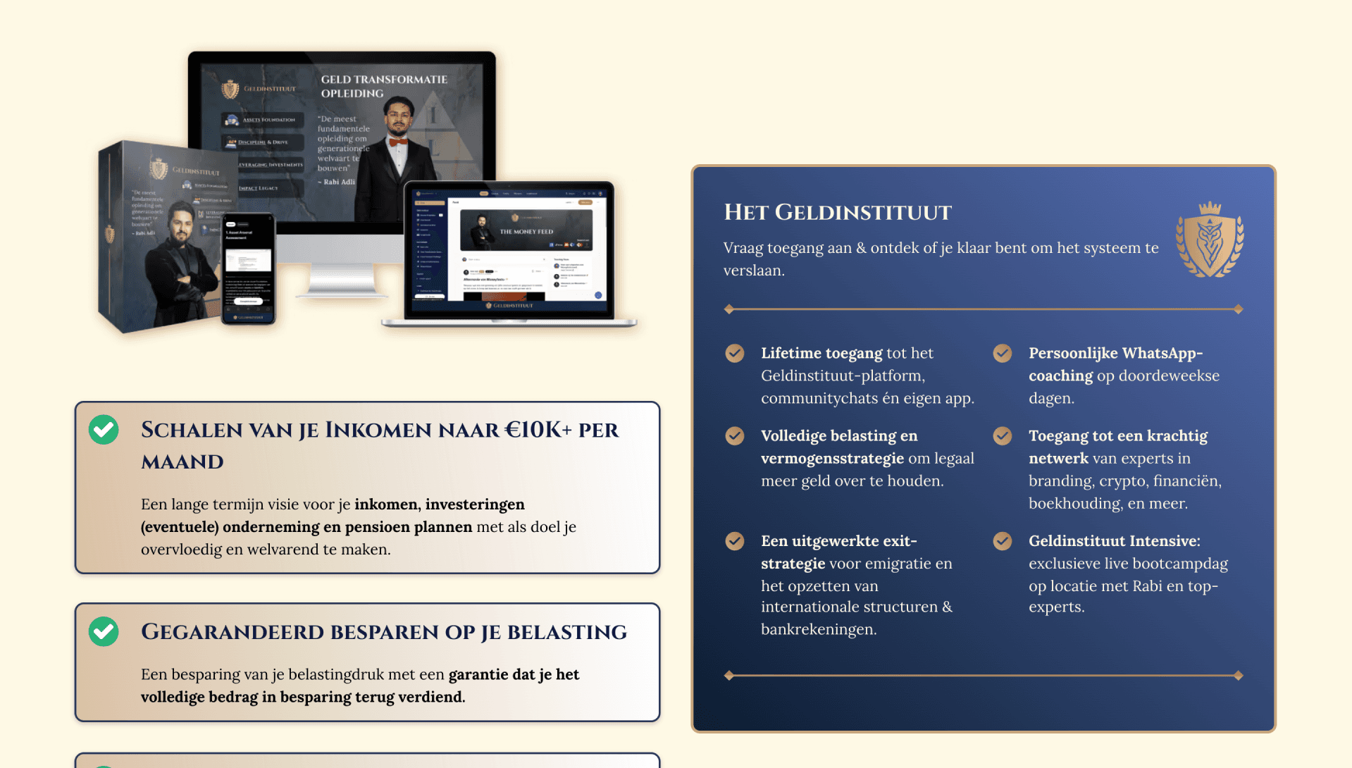 Geld Instituut project screenshot 4