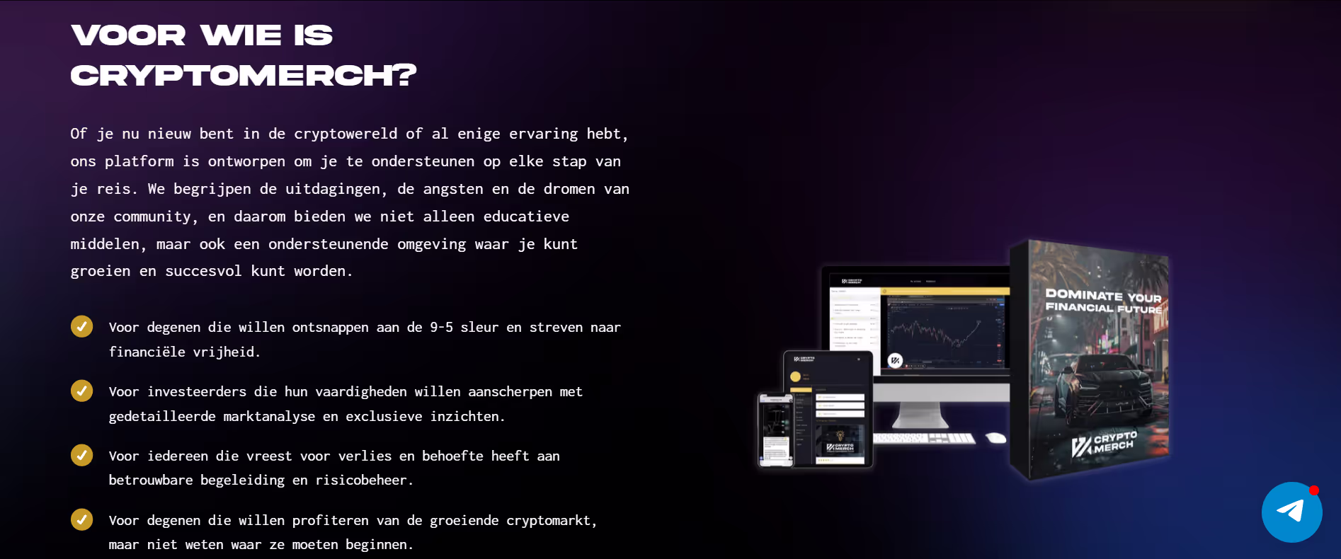 CryptoMerch project screenshot 2