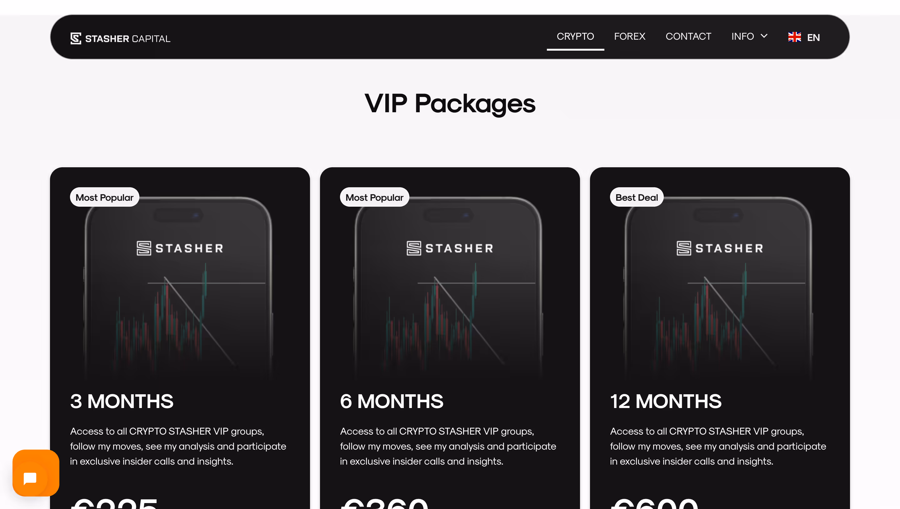 Stasher Capital project screenshot 2