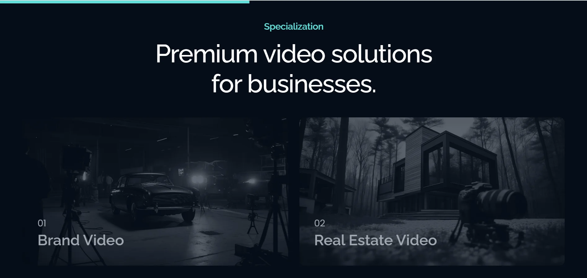 CineVision Video Production project screenshot 1