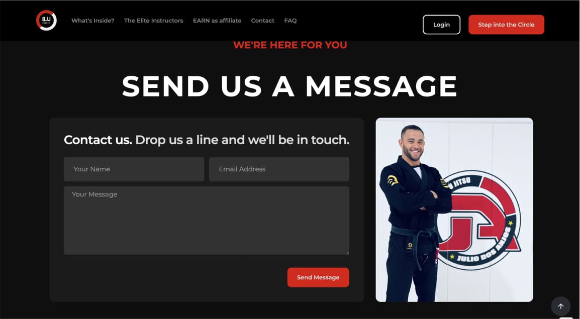 BJJ Circle project screenshot 2