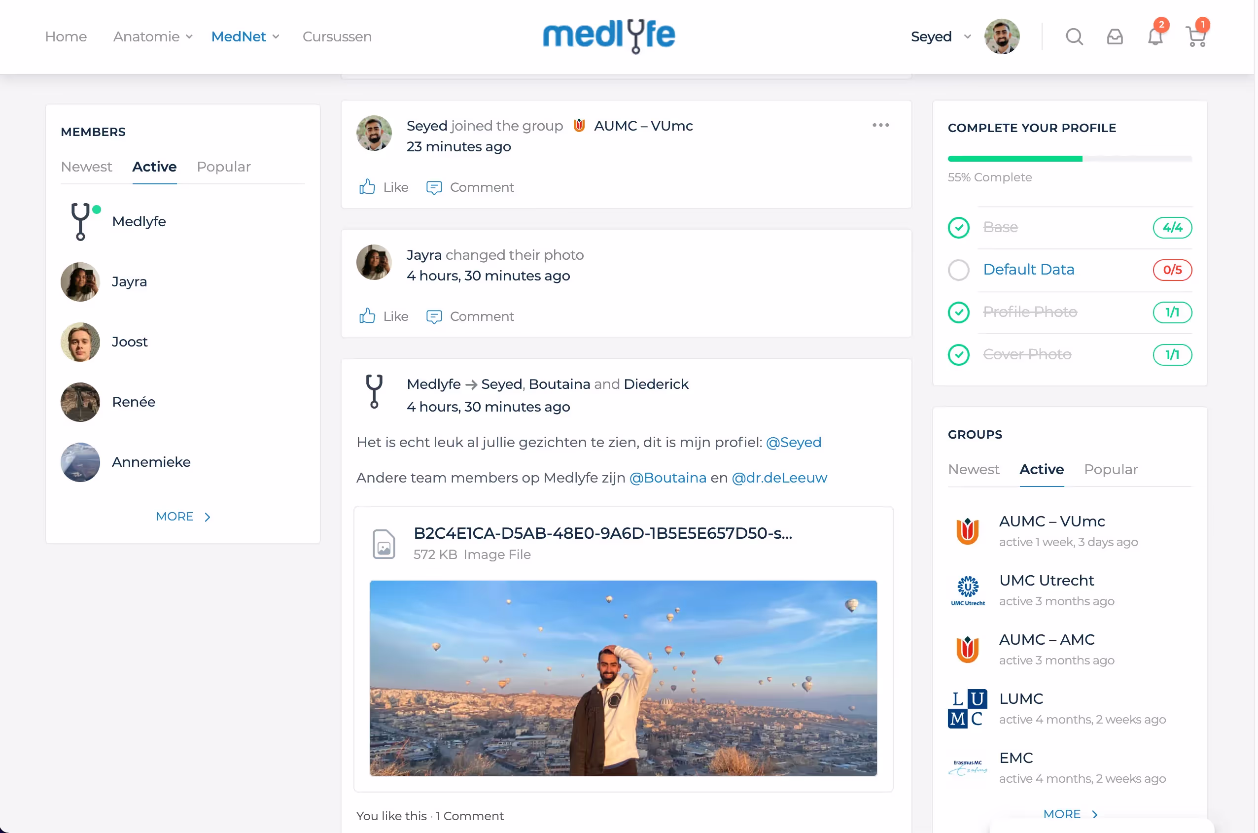 Medlyfe project screenshot 2