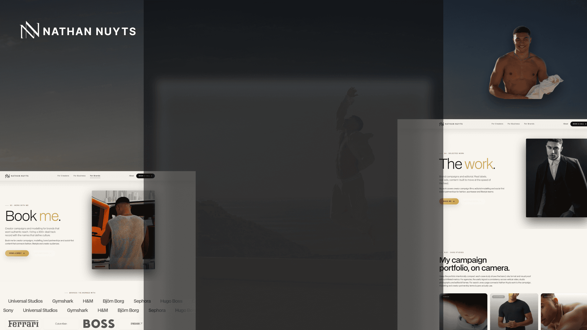Nathan Nuyts website by Weblyfe